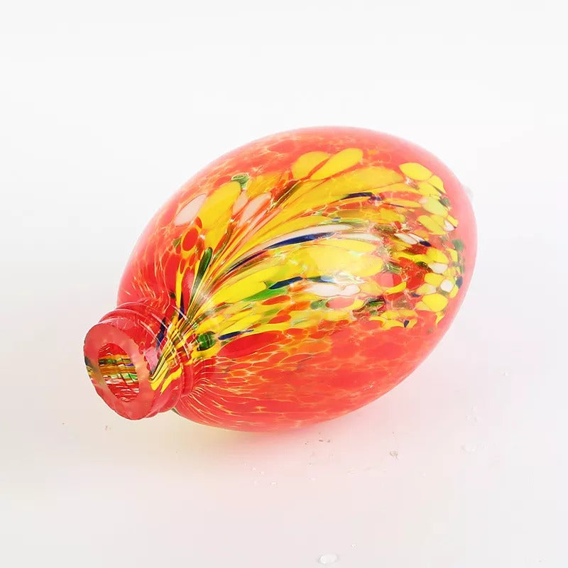 Sherum Hummingbird Feeder Hand Blown Glass - 25 Ounces